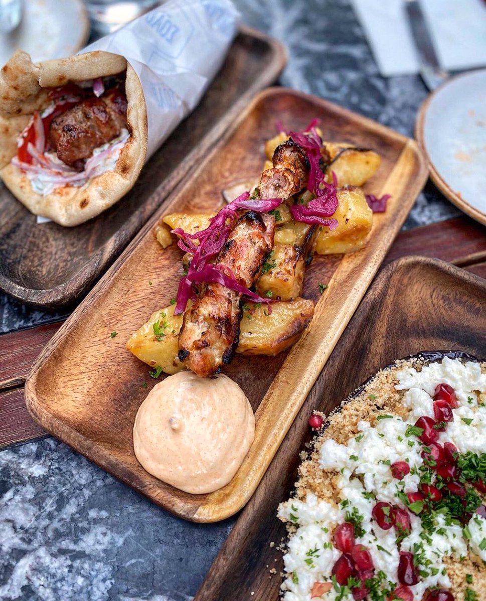We still have the weather, just about, for treats alfresco #GreekLife #soho #EatOutToHelpOut 

Photo by <a href="/nibblingLDN/">NibblingLDN</a>
