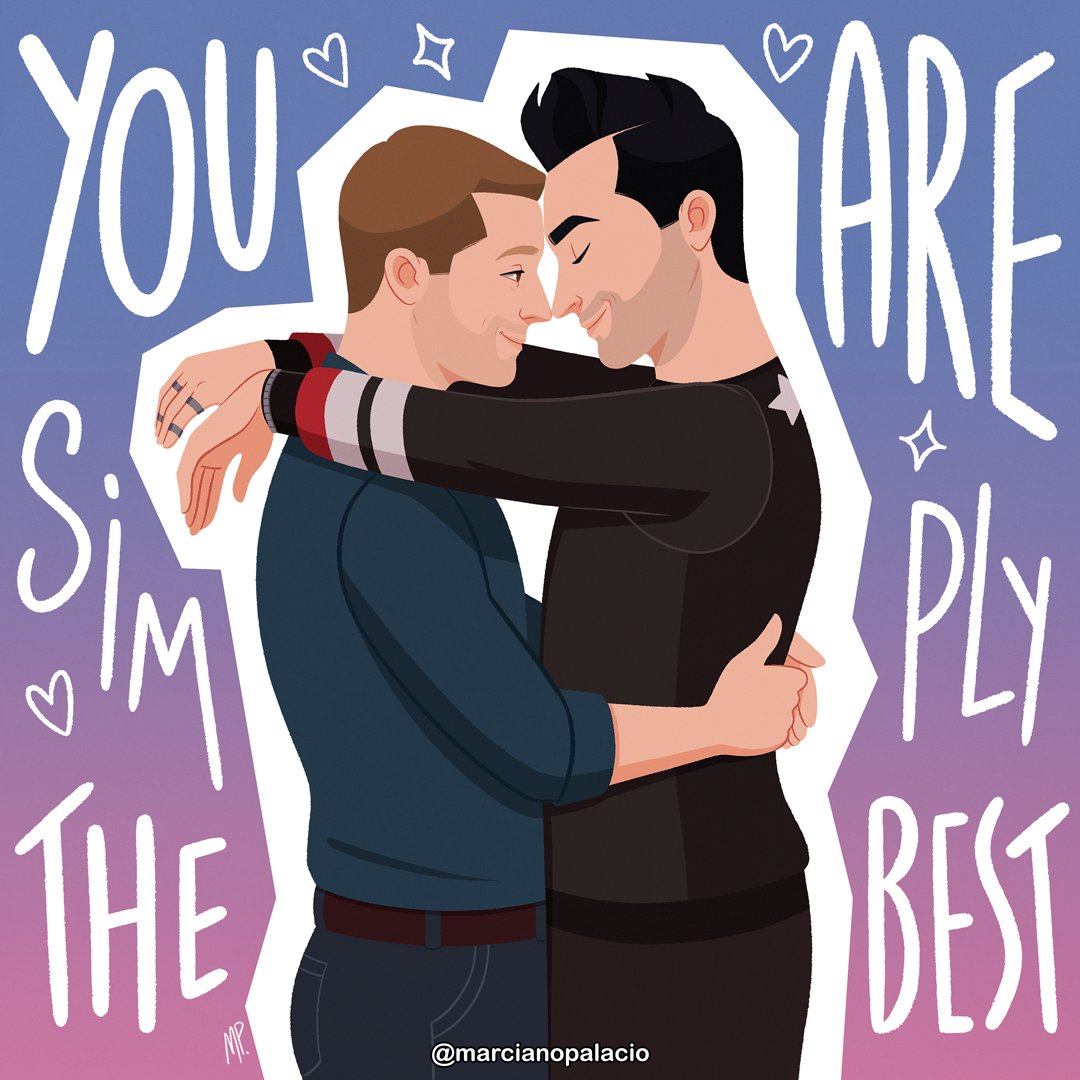 mars_palacio's tweet photo. "Better than all the rest..." ❤️

David and Patrick are DEFINITELY one of my all time favorite TV Couples and I love them SO MUCH! Thank you for these wonderful characters @danjlevy and @olreid 😍 And for this AMAZING show! #SchittsCreek https://t.co/ipOQxz7yUl