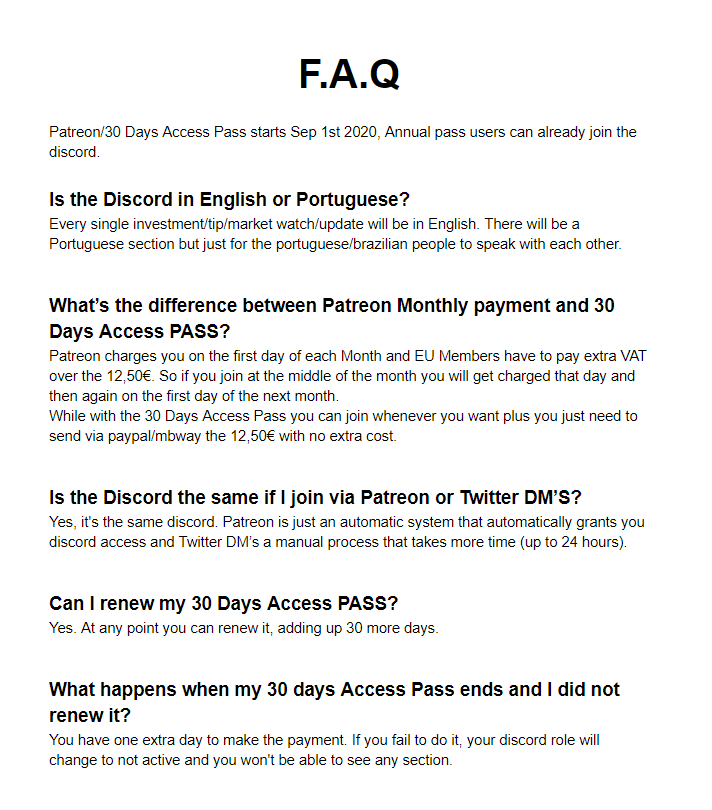 seleiro_joao's tweet image. 🚨DISCORD ANNOUNCEMENT + 1 ANNUAL PASS GIVEAWAY (100€)🚨

DISCORD STARTS SEPTEMBER 1st 2020

How to Join
- ANNUAL PASS or 30 DAYS ACCESS PASS DM ME ON TWITTER
-or Via Patreon (Link in Bio)

MORE INFO 🏴󠁧󠁢󠁥󠁮󠁧󠁿🇵🇹🇧🇷👇

How to Join the Giveaway
Follow Me✅ Retweet🔁 and Like ♥️this Tweet