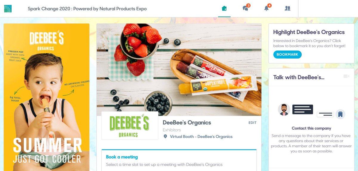 Team DeeBee's is so excited to be at <a href="/NatProdExpo/">NaturalProductsExpo</a>'s #SparkChange 2020!