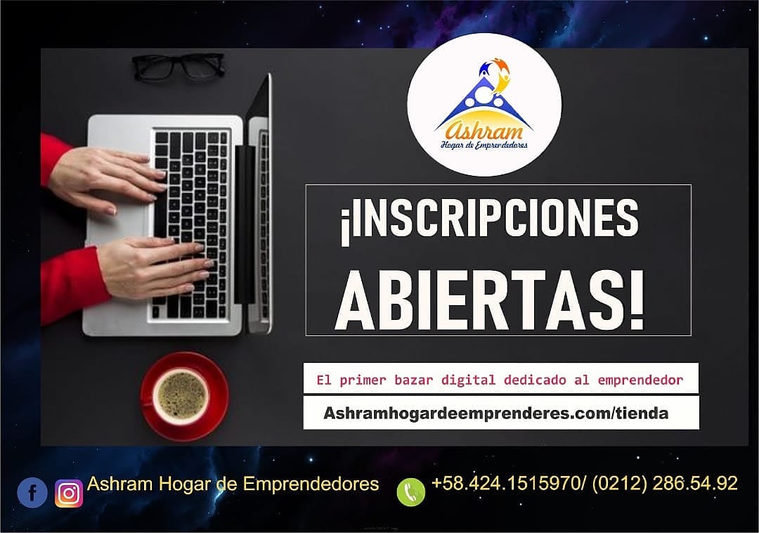 Ya están abiertas las inscripciones para participar en nuestro bazar digital para emprendedores. ¡Te estamos esperando! #Emprendimiento #feriadigital #bazaronline #emprendevenezuela #Venezuelaemprende