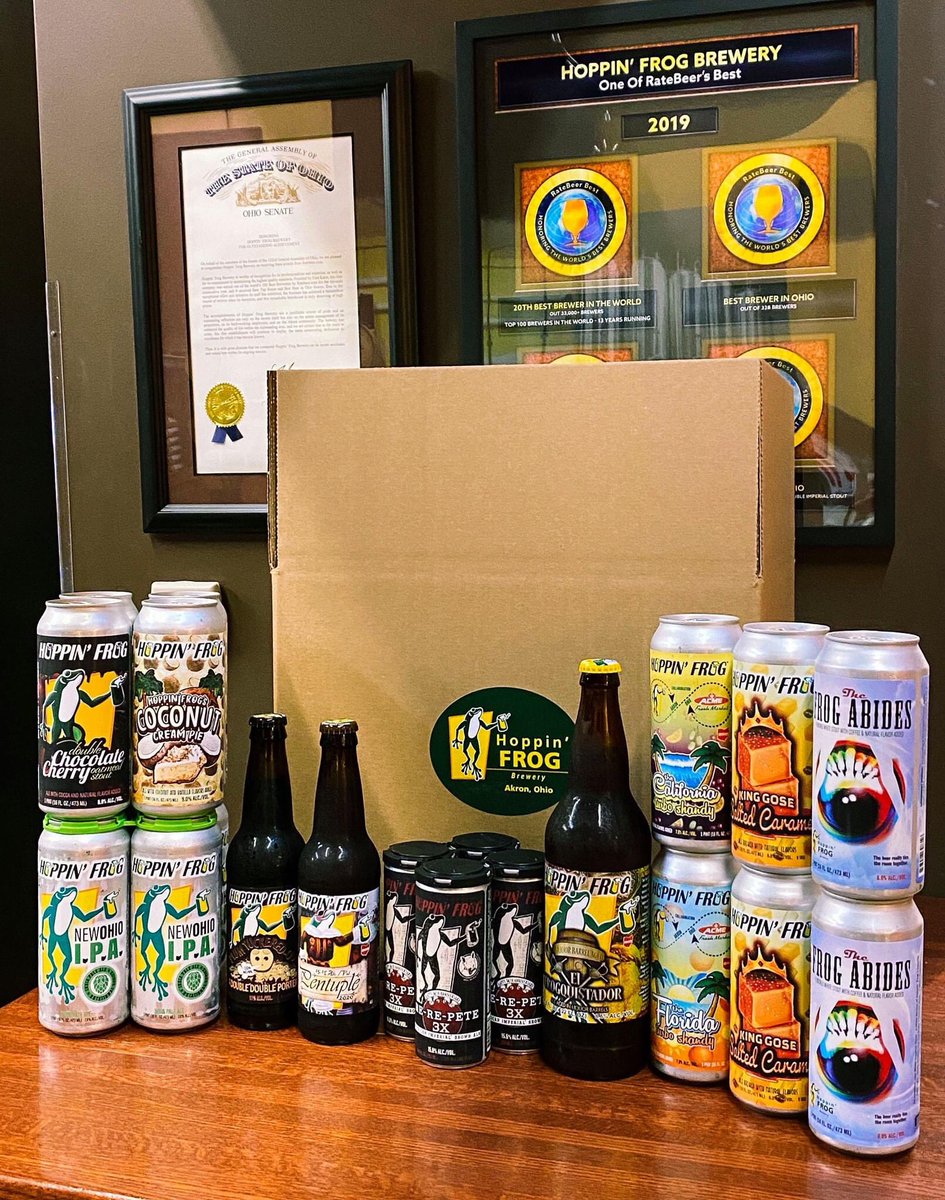 Check out our latest variety pack at Shop.HoppinFrog.com!  Whether you find it hard to decide between all of our award-winning beers or you are looking for the perfect gift for that beer connoisseur in your life our variety packs are perfect and a great value!