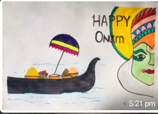 Buy Kerala Landscapes /kerala Onam Festival/ Kerala Boat Race Watercolor / Onam  Paintings/kerala Village Art Online in India - Etsy