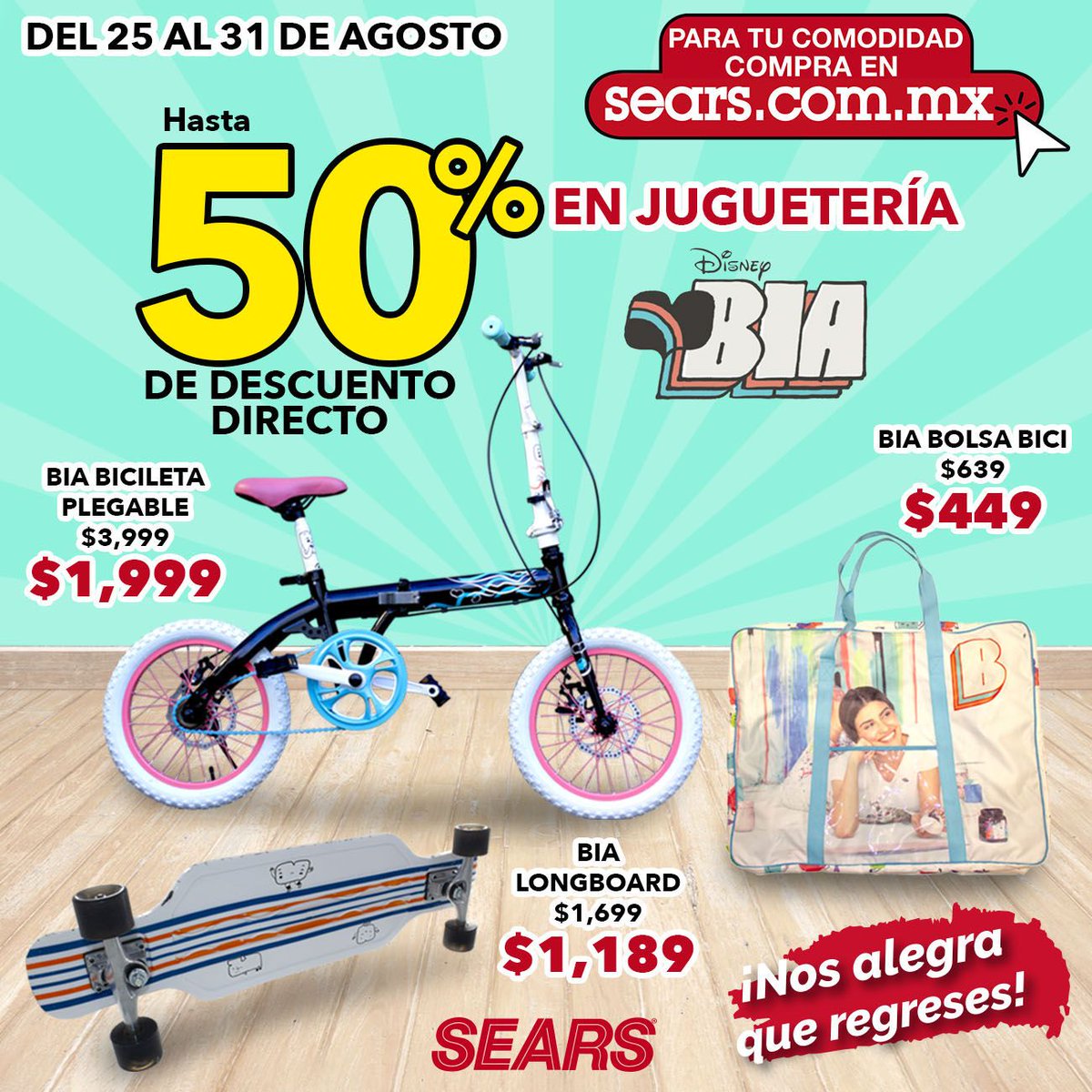 sin Mirar atrás fenómeno Sears México on Twitter: "#BIA te ofrece una gran variedad de opciones para  consentir a los más pequeños del hogar. Dale clic y descúbrelo ✨👉  https://t.co/NIEt1nwyOd Vigencia del 25 al 31 de