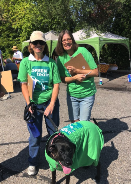 GreenTeam_MI's tweet photo. Our #GreenTeamMI Volunteers Marie &amp; Renee agree, we must be able to VOTE and have our voices heard so we can get to work on crucial issues like tackling climate change. #ProtectOurVote #SavetheUSPS #GreenTeam #NationalDogDay https://t.co/2U4jeOMvNU