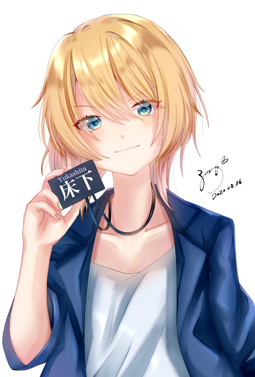 依頼イラスト完成 依頼主は この前歌い手デビューした冬野フレンズ 善処せよ床 冬野インコ 色紙頒布中のイラスト