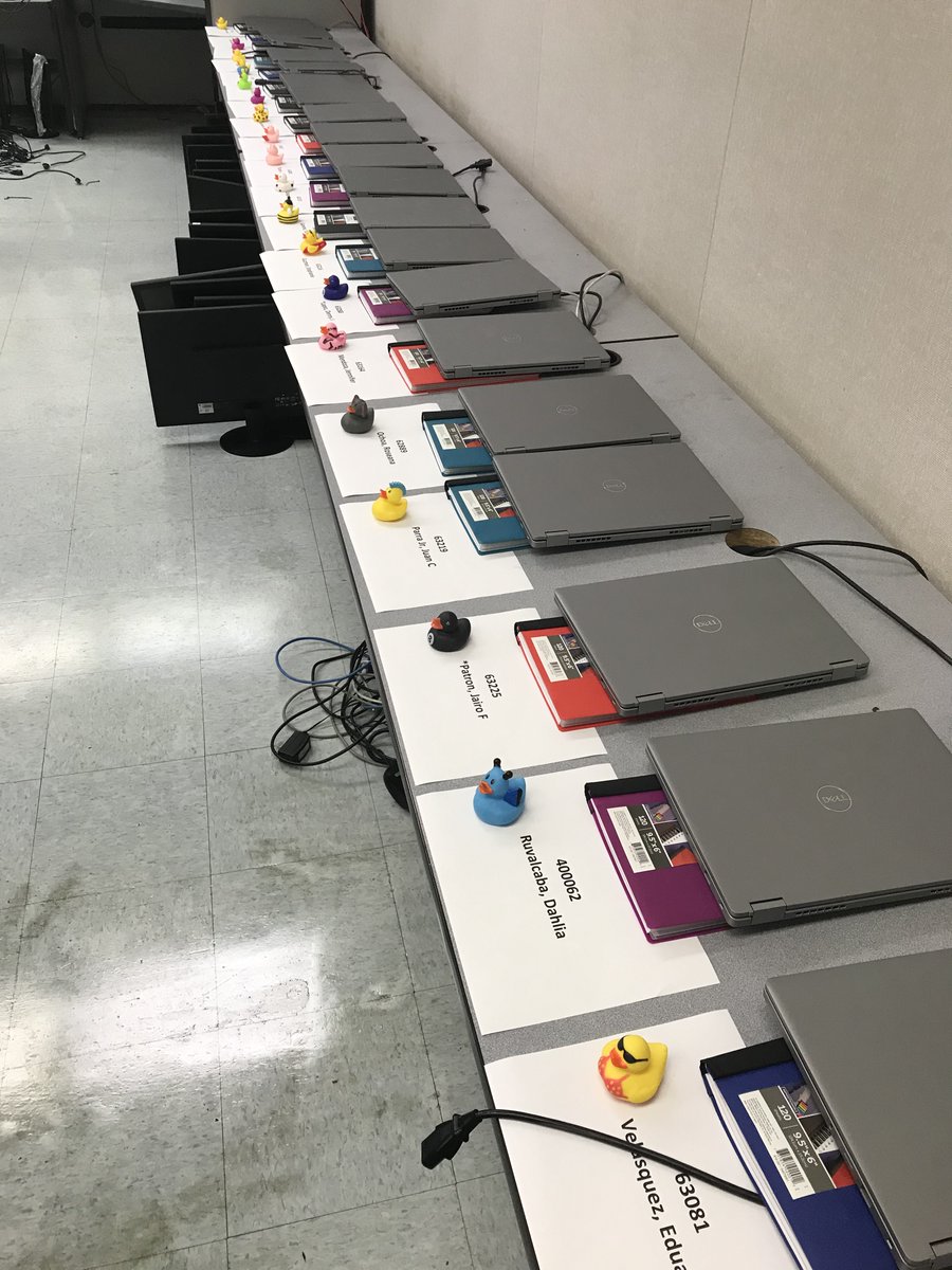 <a href="/THS_Tigers01/">Tranquillity High School</a> AP Computer Science A program kickoff checklist:
  -Laptops ✔️
  -Code Journals ✔️
  -Support Ducks ✔️
We are good to go!!
<a href="/TranquillityHS/">Tranquillity High School ASB</a> <a href="/Andre_Pecina/">Andre Pecina</a> <a href="/Mmacias963/">Martín Macías</a> <a href="/FresnoCoSS/">Fresno County Superintendent of Schools</a> @TEALSProgram <a href="/DaveTheSully/">Dave Sullivan</a>