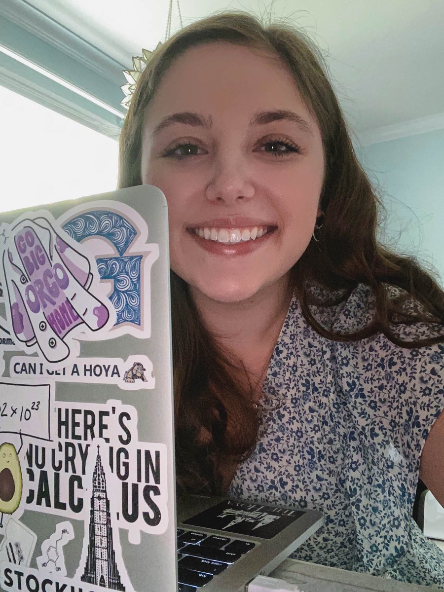 first (virtual) day of junior year complete!! so excited for all of the fun science that’s in store :)