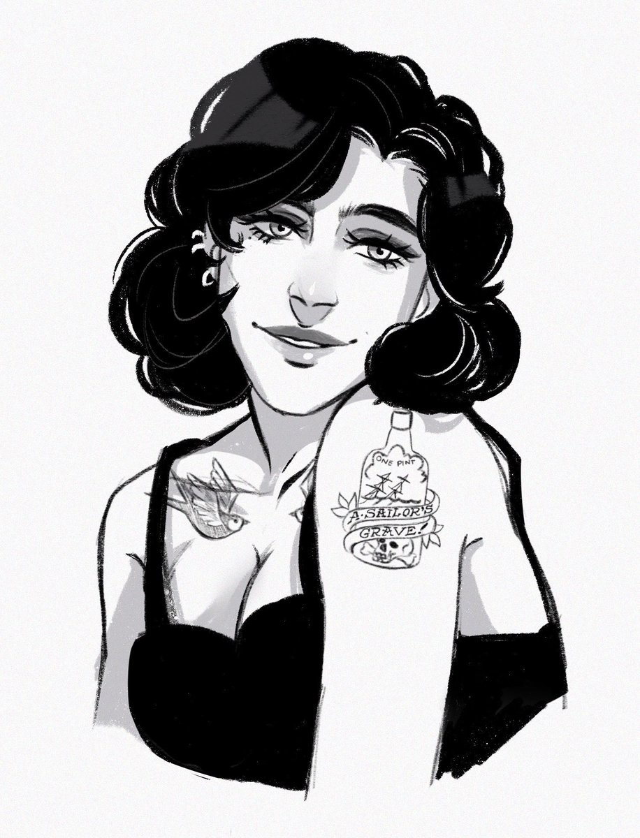 queenjamesvii's tweet image. got my @GamesLunaris patreon sketch done by the incredibly talented @nevie_neverest !!! i’m absolutely blown away, Imogen looks incredible!! i’m so excited for @CallMeUnder 🤍 🌊