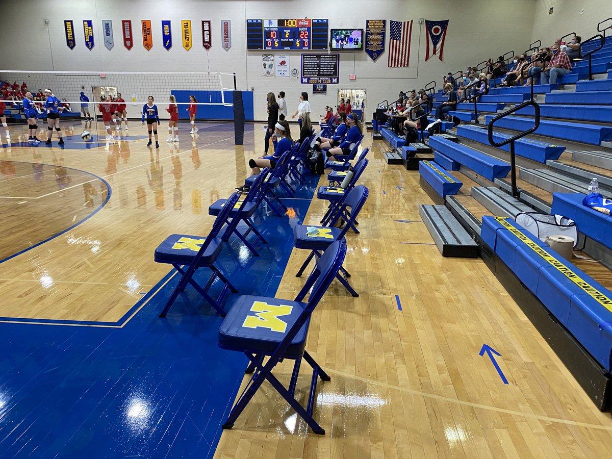 Maysville 7th grade girls volleyball falls to Sheridan in 2 sets.