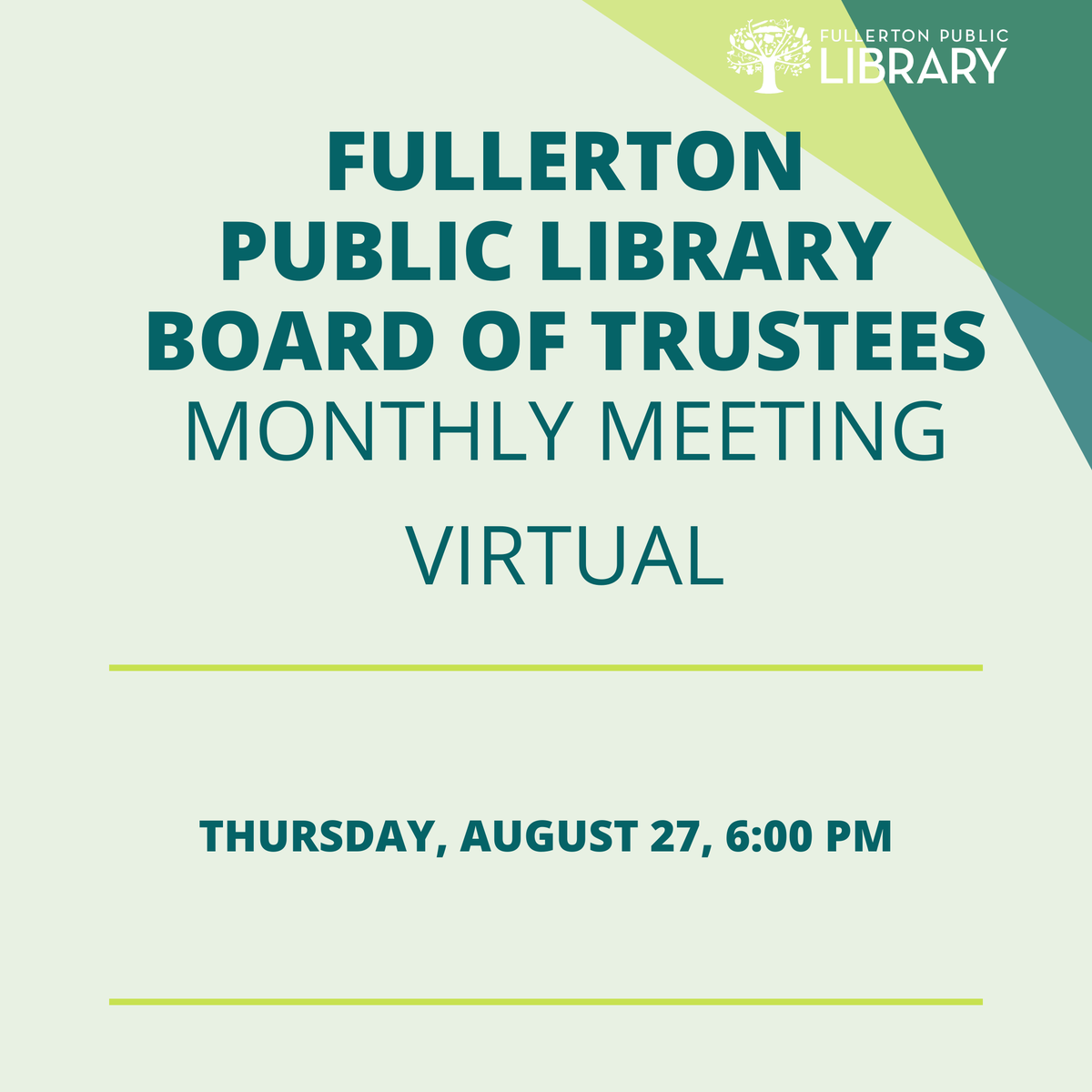 Fullerton Library tweet media