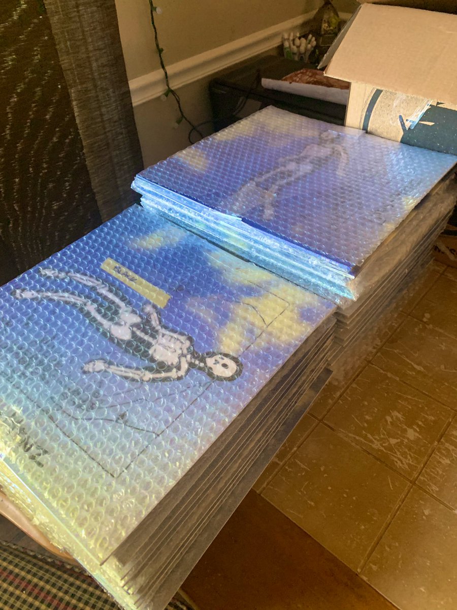 38 orders ! I always get nervous about shipping vinyl but nonetheless - I hope these make it there quickly and safely for people to enjoy