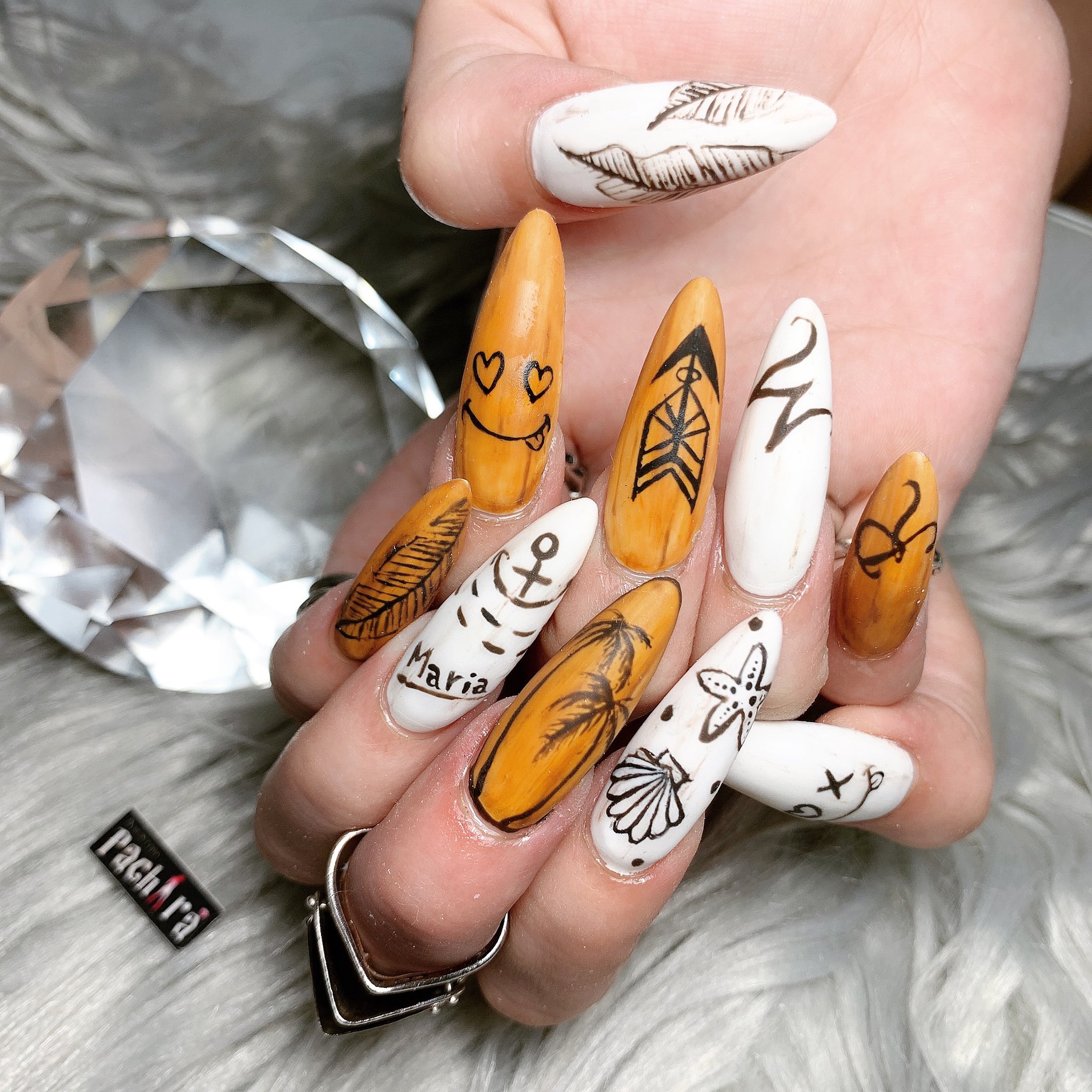 ネイルベット 久しぶりにネイルベッド計測💅 左手 親:2.2cm 人:1.9cm 中:2.0cm