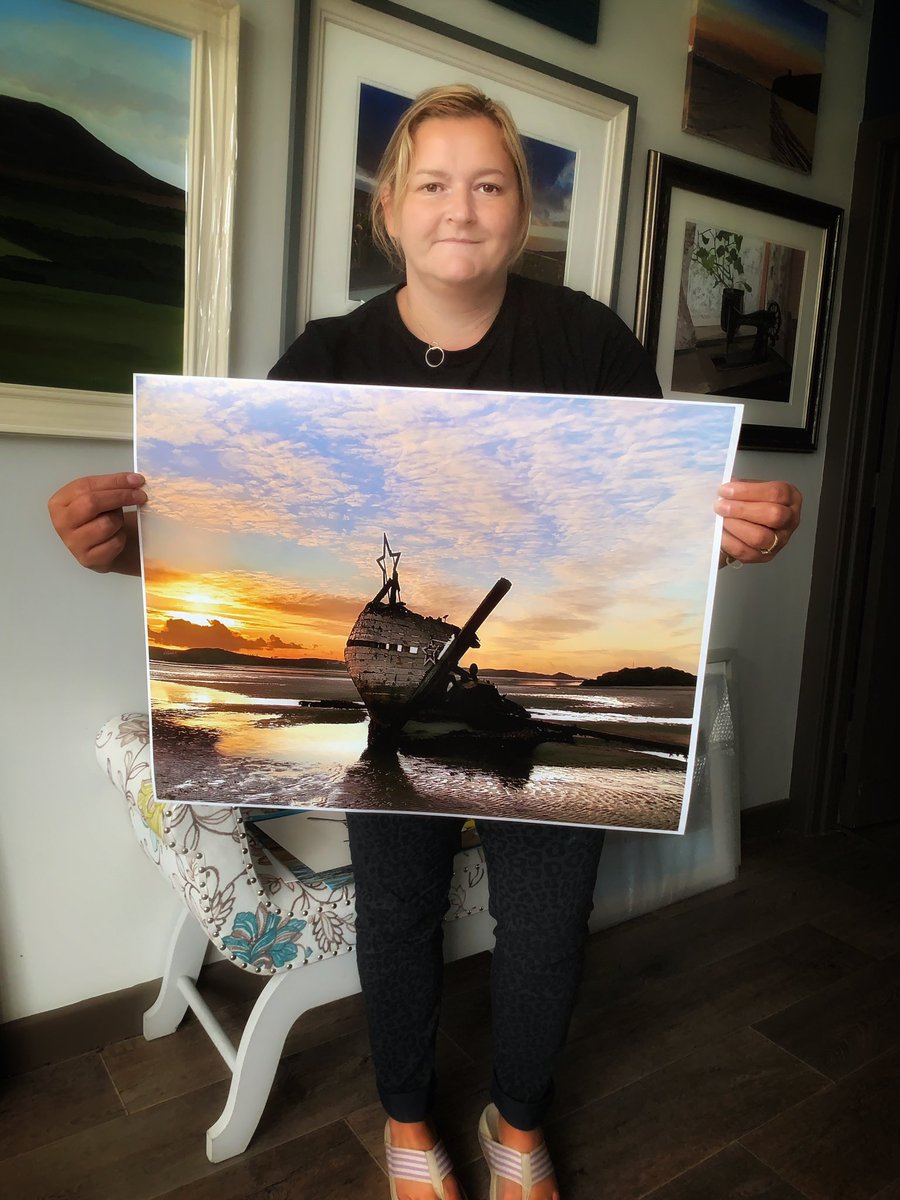 Selling these to raise money for the go fund me page to replace bad Eddie with a permanent sculpture on the beach - drop me a message if you’re interested #badeddie #bunbeg #donegal #fundraiser #camlakecanvas