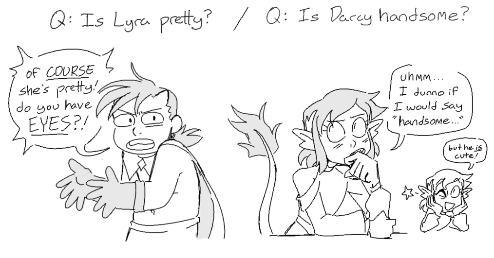 more lyra &amp; darcy 