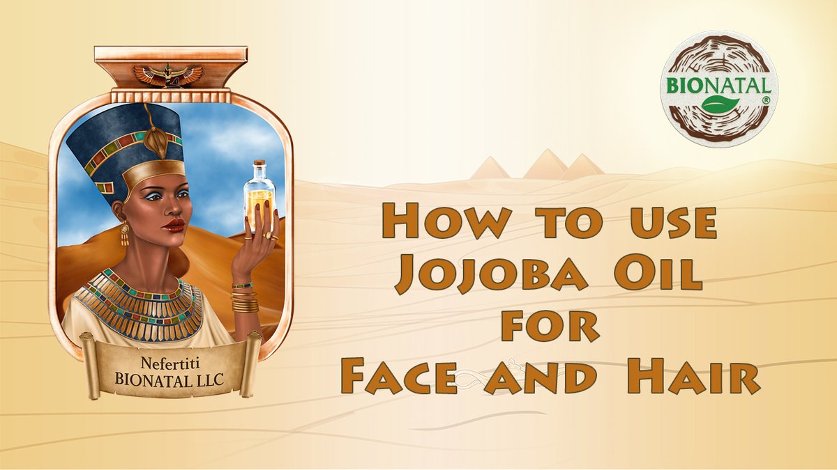 BionatalI's tweet photo. How to use Jojoba Oil for Face and Hair. On our YouTube Channel: BioNatal Black Seed Oil  https://t.co/hy9a8KeOPR   #bionatal #jojobaoil #skincare #haircare #Ayurved_Medicine #ayurveda #Holistic #holistichealth #naturalcosmetics #remedyforskin  #hair https://t.co/TyDe9OuMAj