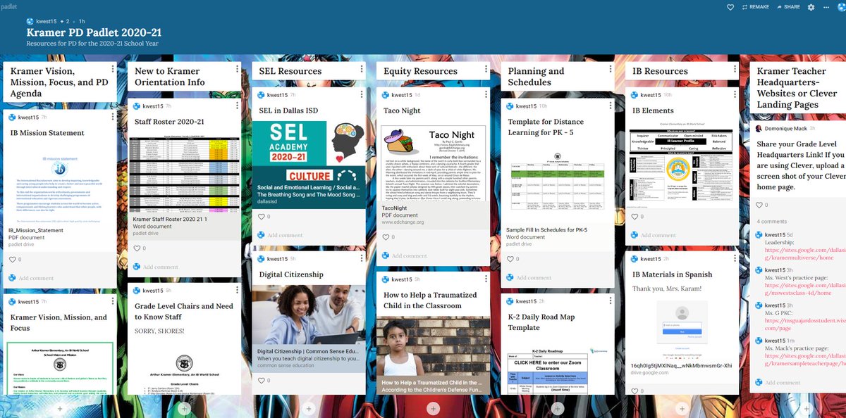 ms_pyp's tweet photo. Our back to school @padlet may be my most favorite thing we've done so far! #soorganized #readytoshareresources #collaboration https://t.co/TBUbqPJagh