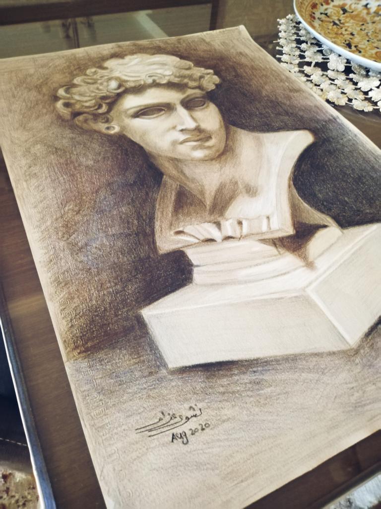 nashwaazzam's tweet photo. Giuliano de' Medici sculpture 
Colored pencils on canson paper
#art #artista #artsy #arts #artistic #artists #artlovers #artworks #sketch #sketchbook #sketching #sketches #dailysketch #quicksketch #instasketch #instasketching #inkdrawin #inksketches #coloredpencil #sclupture https://t.co/BXq1gKQbac