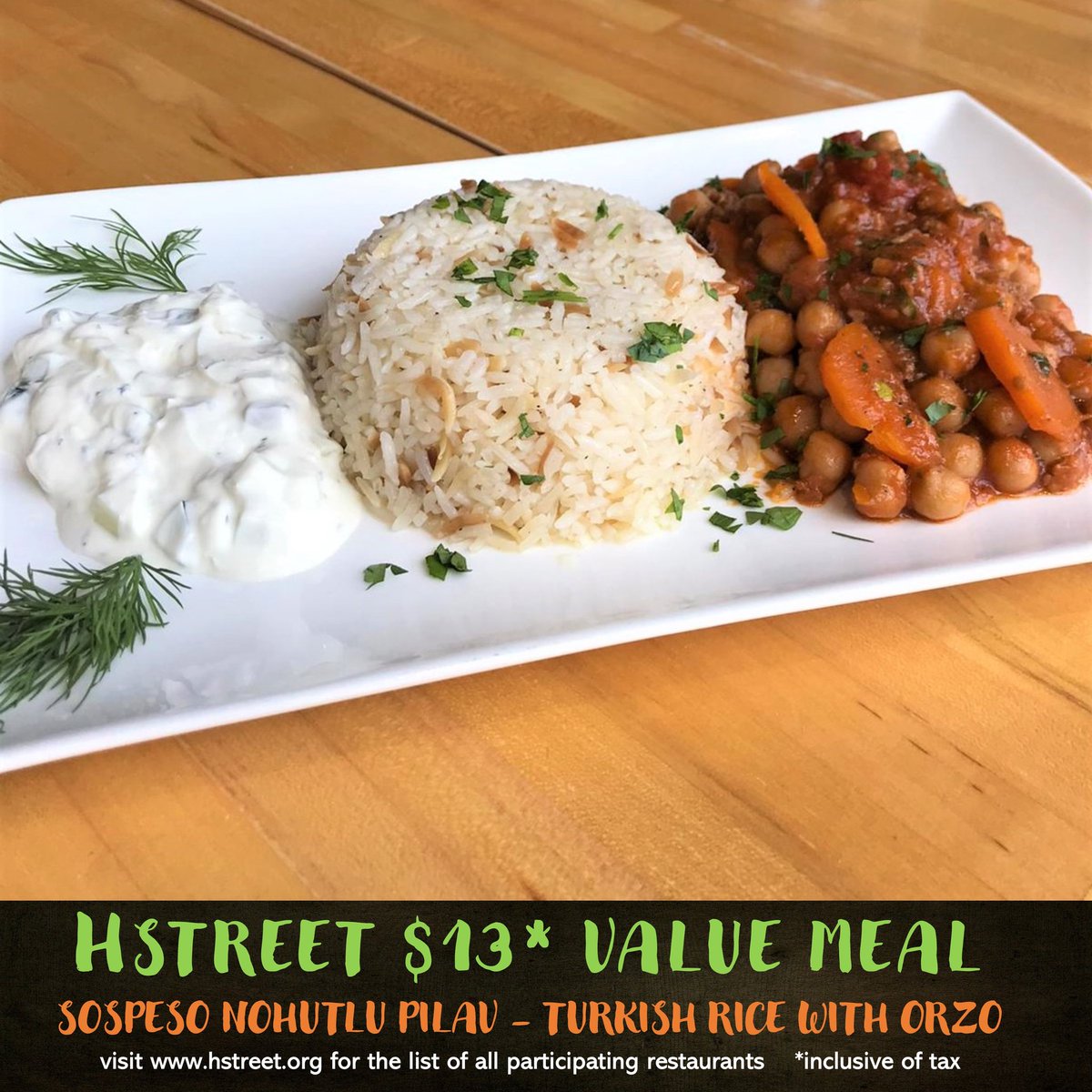 Final Day for Nohutlu Pilav! bit.ly/2PpTbI3 #HSTREETVALUEMEAL #hstne #hststrong #hstreetrocks #hstreetlove #hstreetne #food #drinks #neighborhood #valuemeal #supportyourneighborhood #saveourmainstreet #weneedyou #weareinthistogether