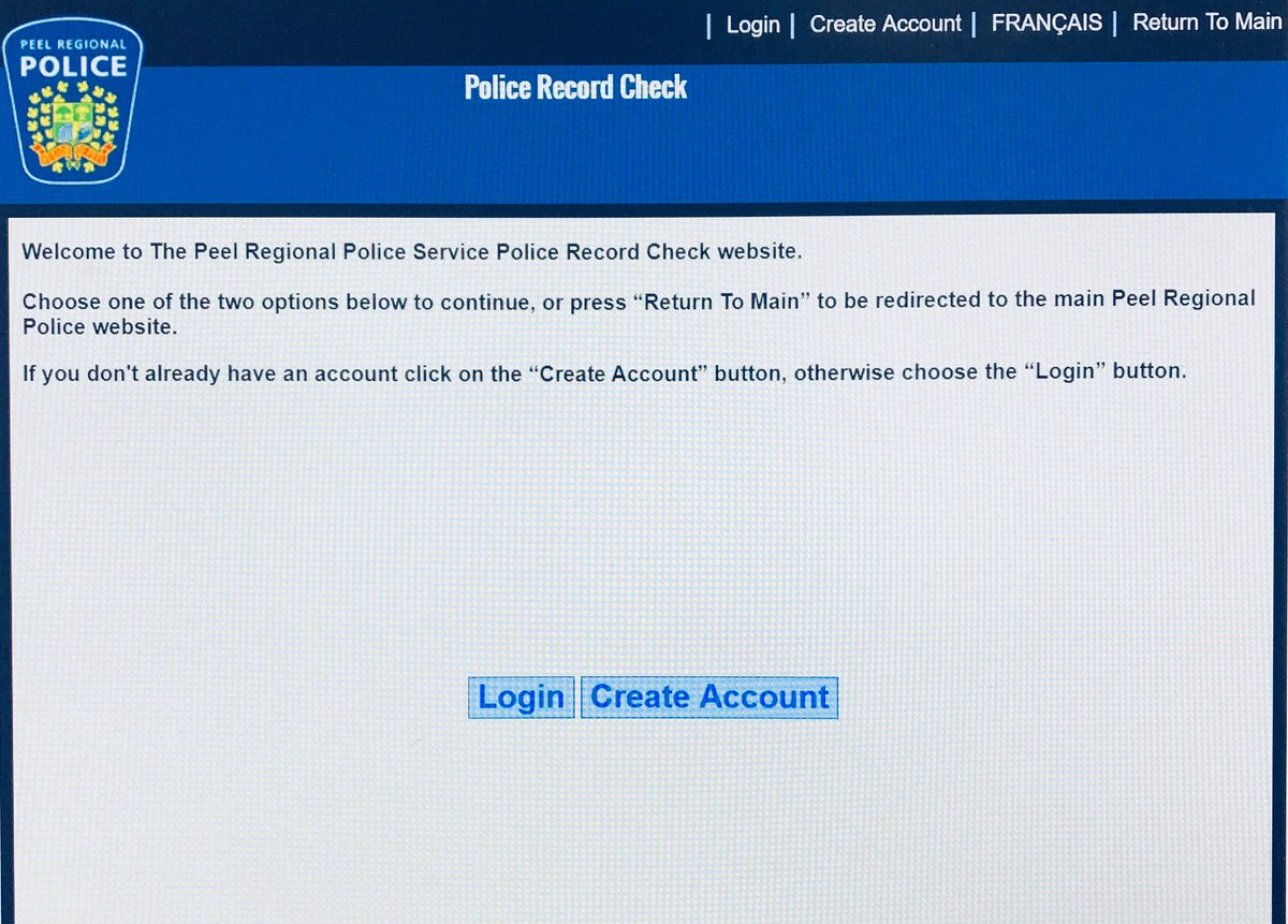 PeelPolice's tweet image. Are you looking to obtain a Criminal Record Check, Criminal Record and Judicial Matters Check or Vulnerable Sector Check for employment or volunteer purposes you can now complete your application Online.  Learn more at bit.ly/3aWXlBo