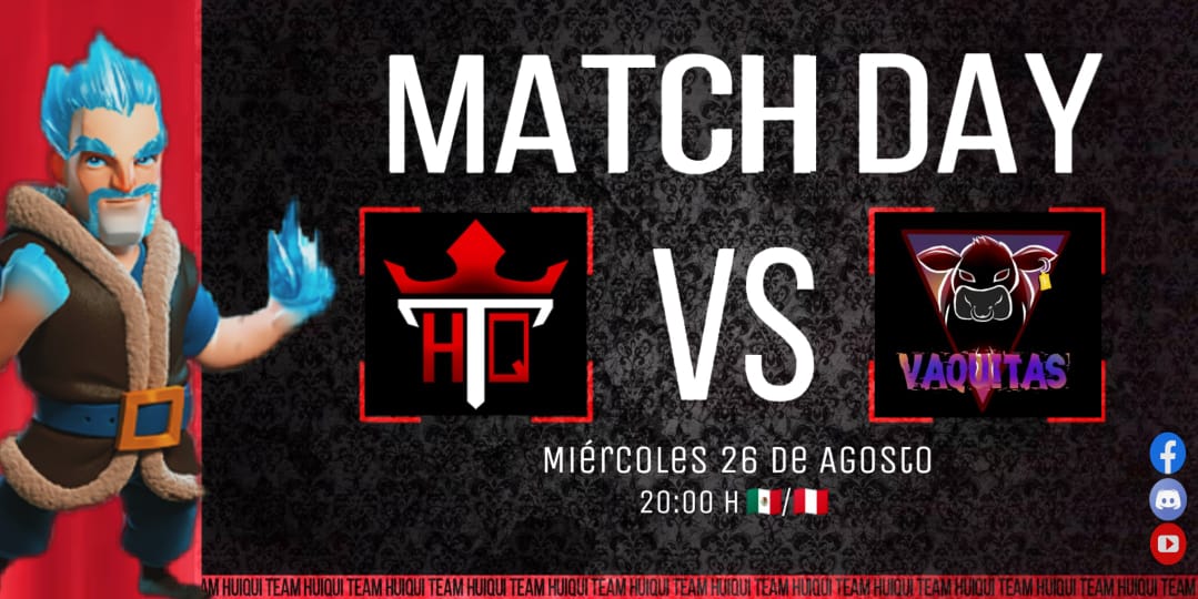 [#THQ #ClashRoyale]

🛡️MATCH DAY🛡️

Volvemos a la arena de CR

🏆| <a href="/ArgentinaTeam__/">LIGA PORO</a>
🆚| <a href="/VaquitasOp/">Vaquitas eSports</a>
📈| Fase de grupos (Fecha 1)
👮| <a href="/wichillo3/">F/A wichillo3</a>

#GoHuiQui
#SimplementeDiferentes
