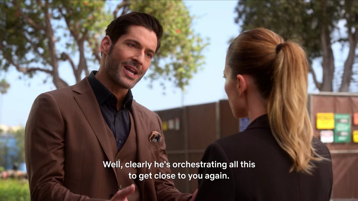 chloe and lucifer better have a long conversation about exactly how much lucifer has been through to be with her