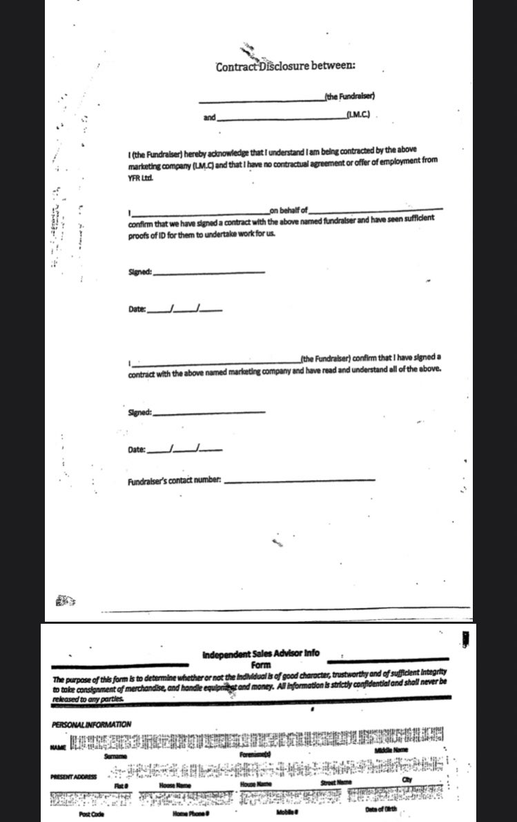 Another tip: check the layout of the contract, most of these contracts looks very unprofessional and photocopied. Some have another companies name and they’d tell you to cross it out and change the name to their company. Here is an example of one