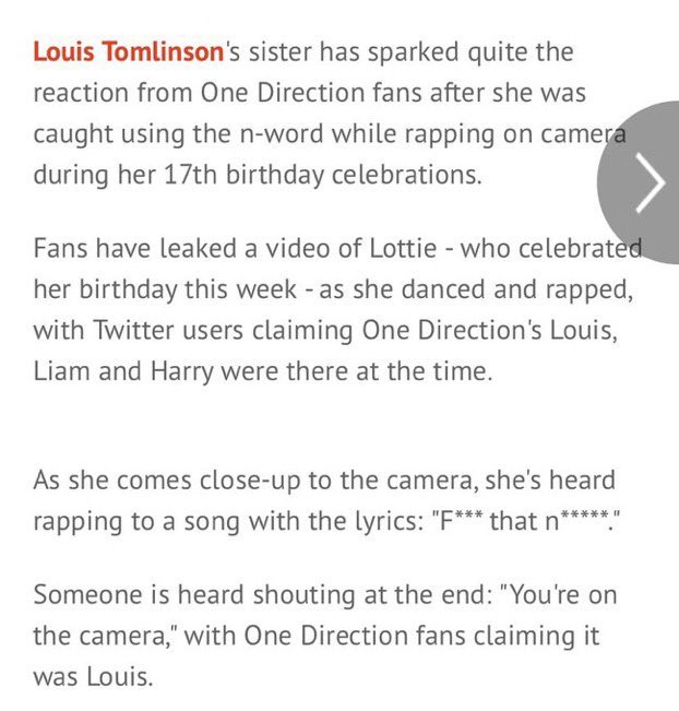His sister Lottie also used it and he told her not to say it 'on camera', indicating he thought it was okay to say in private.