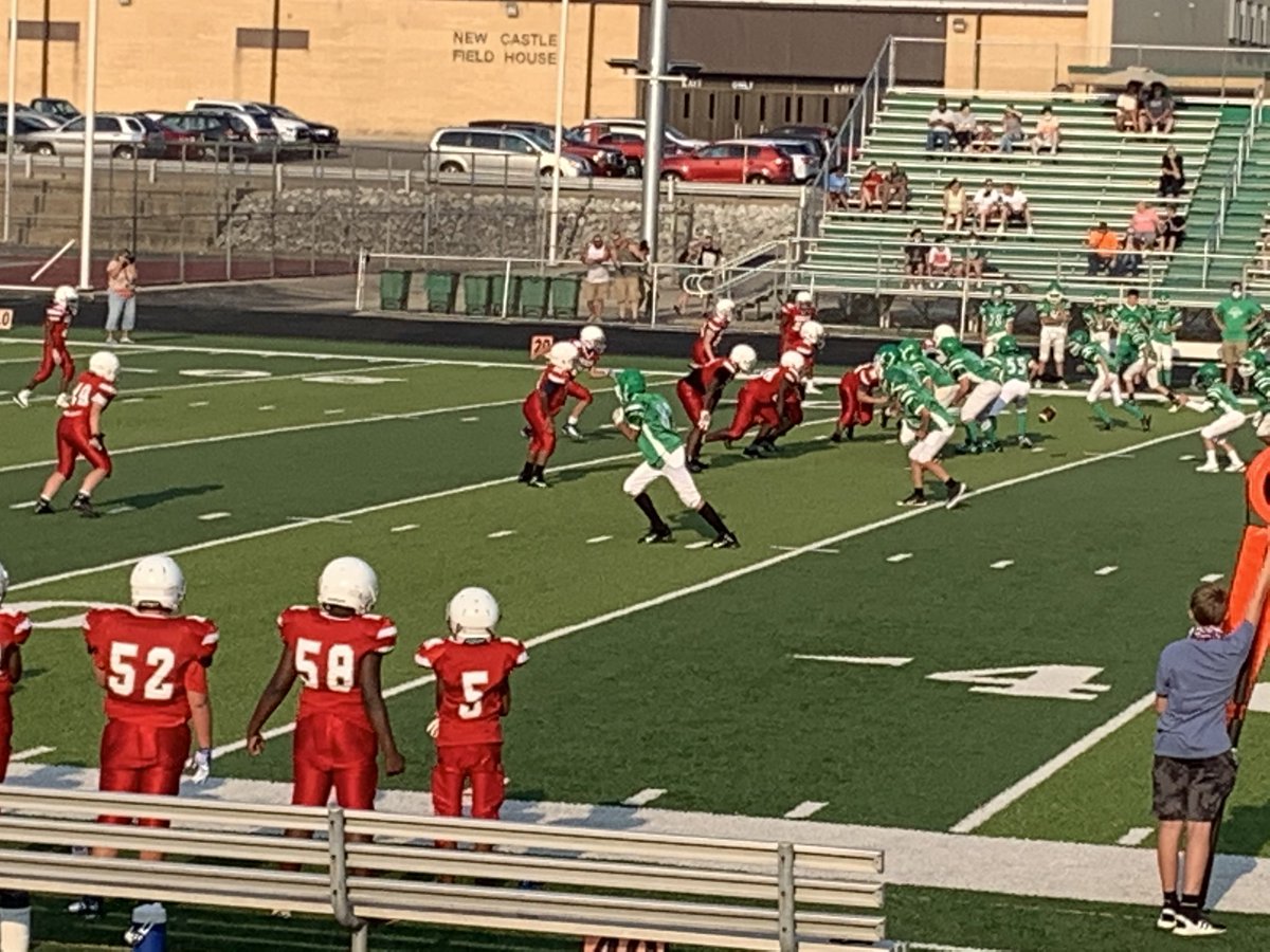 Great night for football as our team traveled to New Castle. Good luck guys!!!