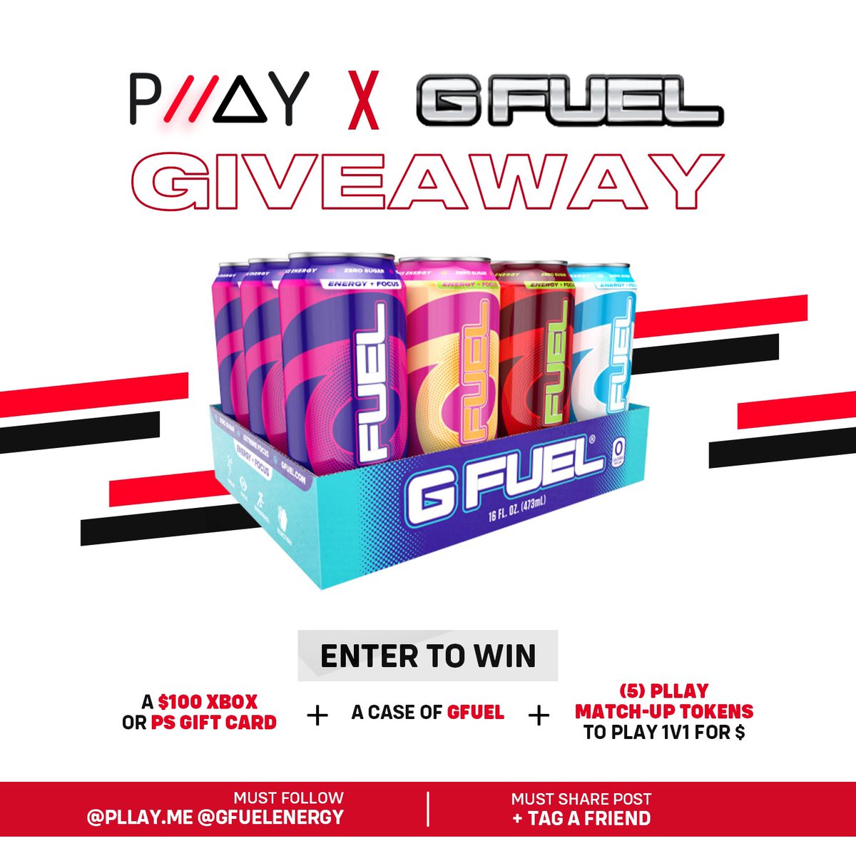 Last day to enter into our giveaway!  winner tomorrow at 6 PM/est <a href="/GFuelEnergy/">G FUEL®</a> #gamer #BlackOpsColdWar #gaming