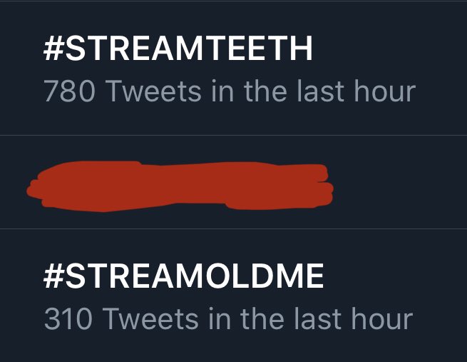 lighturwayirwin's tweet image. The trends!!! @5SOS 💙🤍💛🖤
#5SOSRedTeam #STREAMTEETH 
#CALMPromoComp