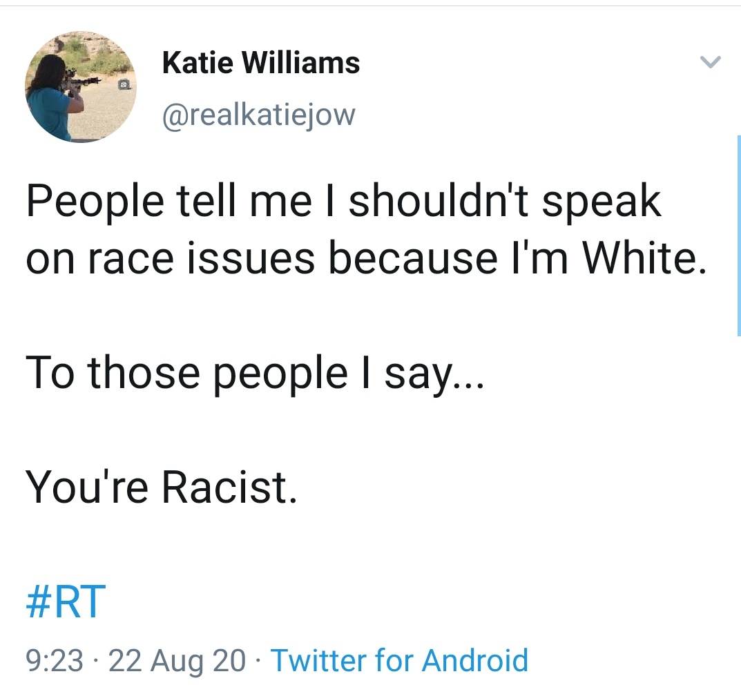  @realkatiejow has no understanding of  #SystemicRacism and why she SHOULD NOT be sharing her ill-informed opinions. In 2020 the Clark County School District is comprised of 76% minority students. We cannot trust Ms. Williams to understand racial inequality and handle change.