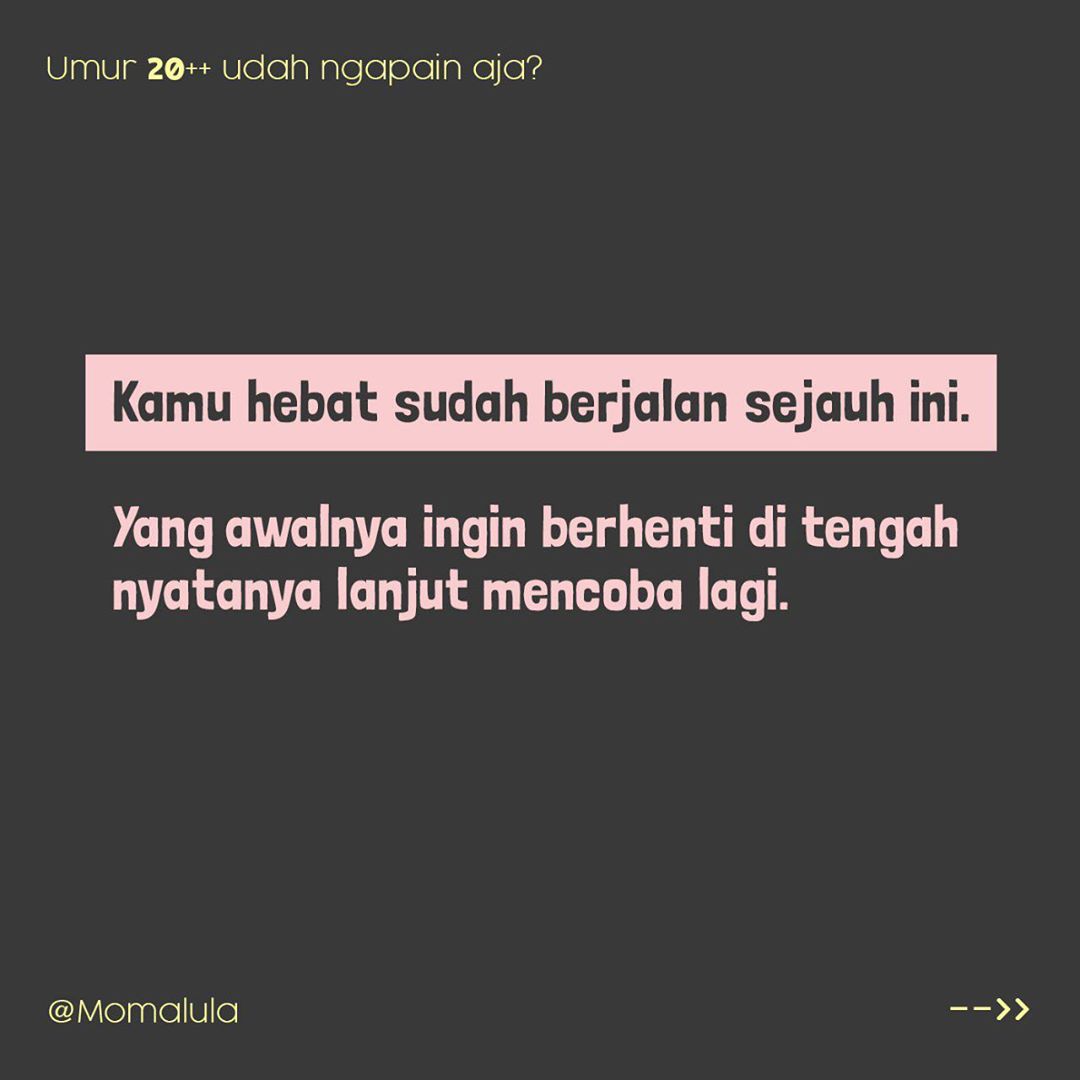 Umur 20+ udah ngapain aja sih?