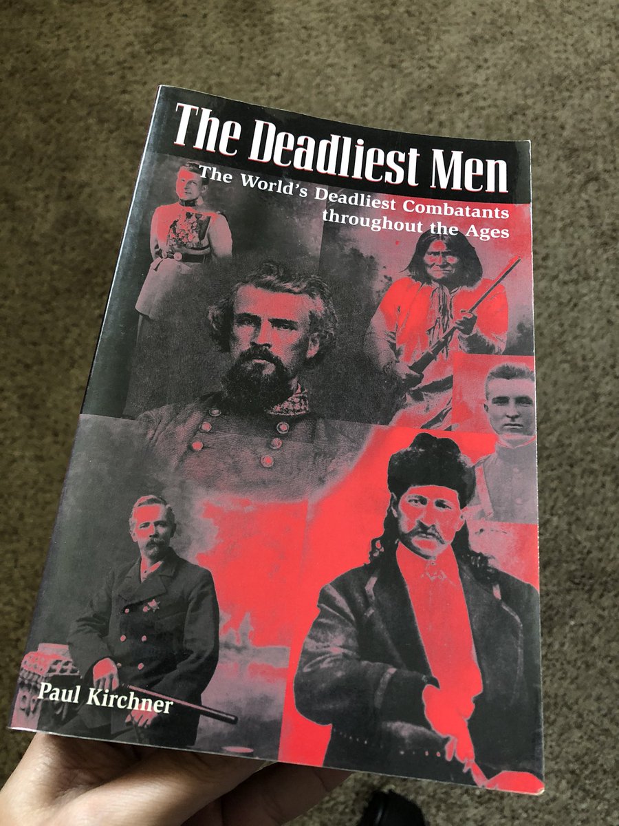 It’s been one of those days and folks could use a break from it allSo how about a story of absolute badassery that has something for everyoneIt is from one of my favorite books to keep in a place one occasionally sits with time to sparePaul Kirchner’s THE DEADLIEST MEN