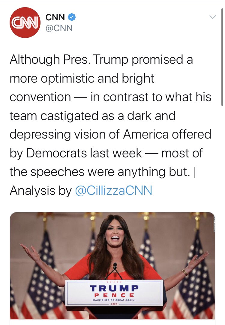 They weren’t alone, of course.  @CNN found one party’s convention more deserving of a critique. If outlets wanted to regain a shred of credibility they would fire “news analysis” directly into the sun.