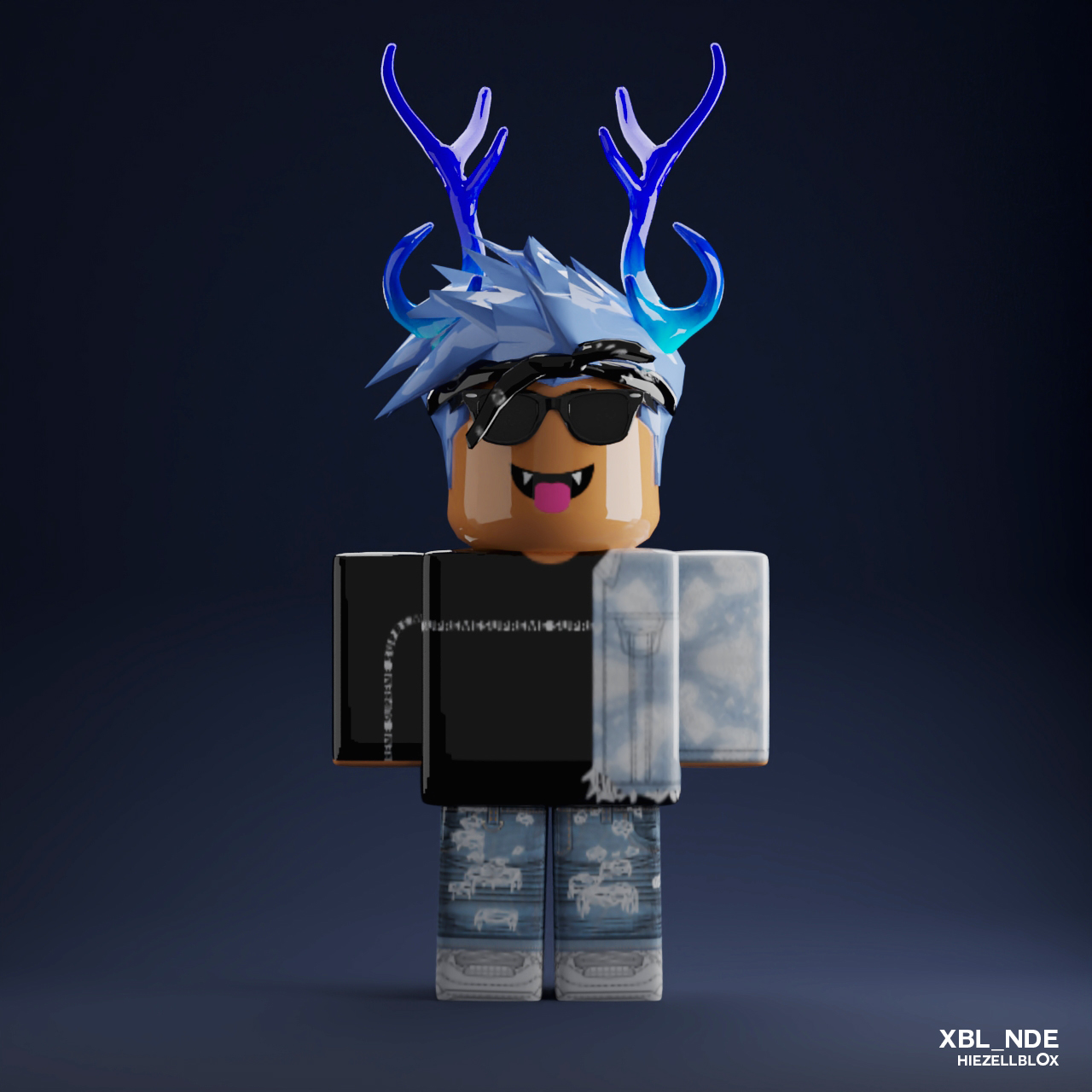 Hiezellblox على X: Next render for @xBl_nde !! Cute bad boy?!😆 #Roblox  #RobloxDev #commisionsopen #Comision #RobloxGFX #robloxart #sheet   / X