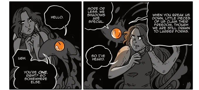 New Namesake update. 
Trapped in the dark with an evil manta friend.
#fairytales #namesakecomic #hiveworks
☆Comic ☆-- https://t.co/rJ0sFNn2GZ                                      
☆Patreon☆ -- https://t.co/lWLa2Pc34Q 