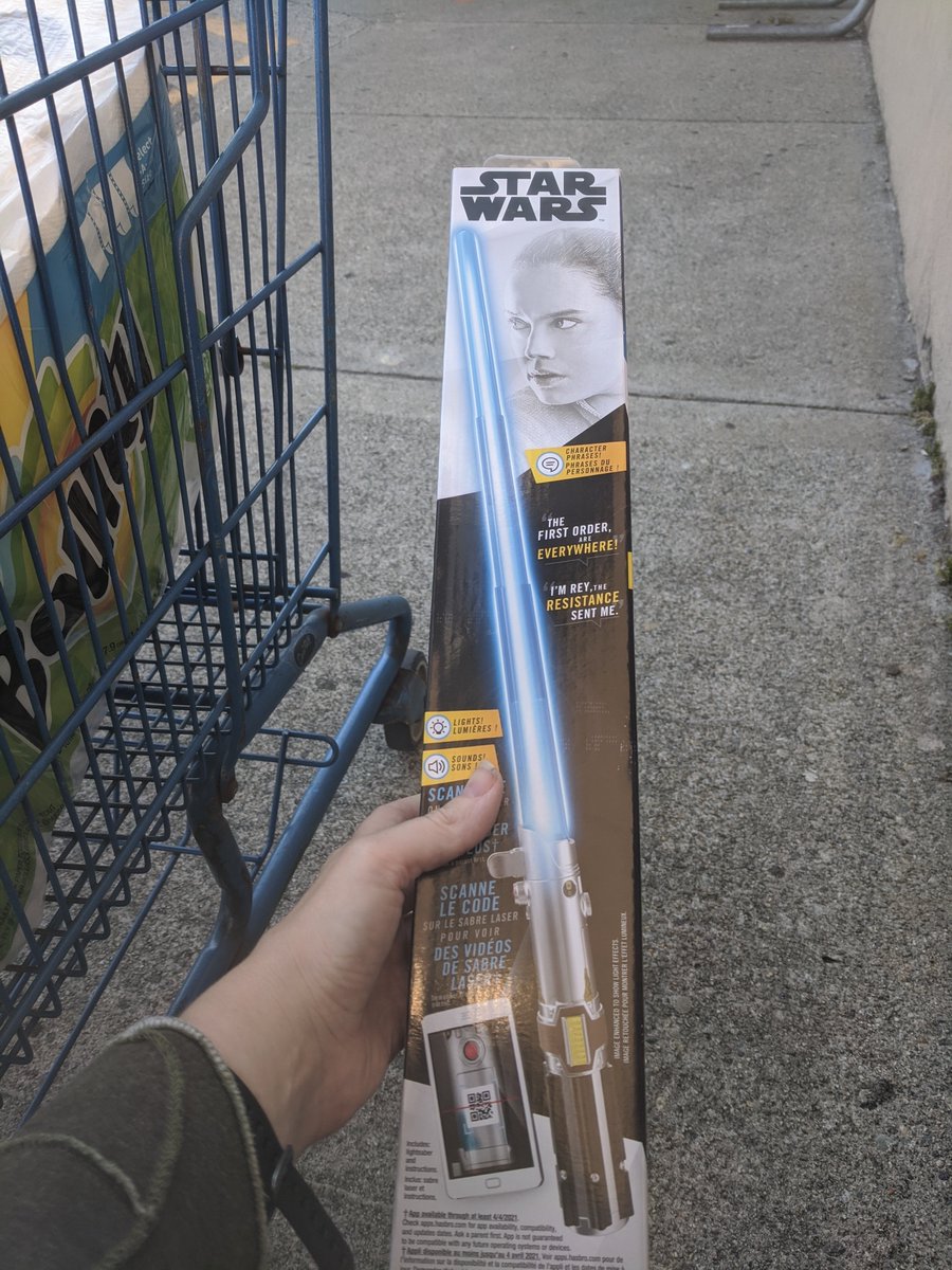 justintime02's tweet image. Some days require a lightsaber. #pandemicproblems
