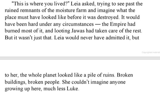 -as a place, to borrow an phrase from a Legends book (see below) full of "broken buildings, broken people." Full of poverty, and strife, and a place where only the desperate and exploited live because they *have to*, not because they *want to*.See below: