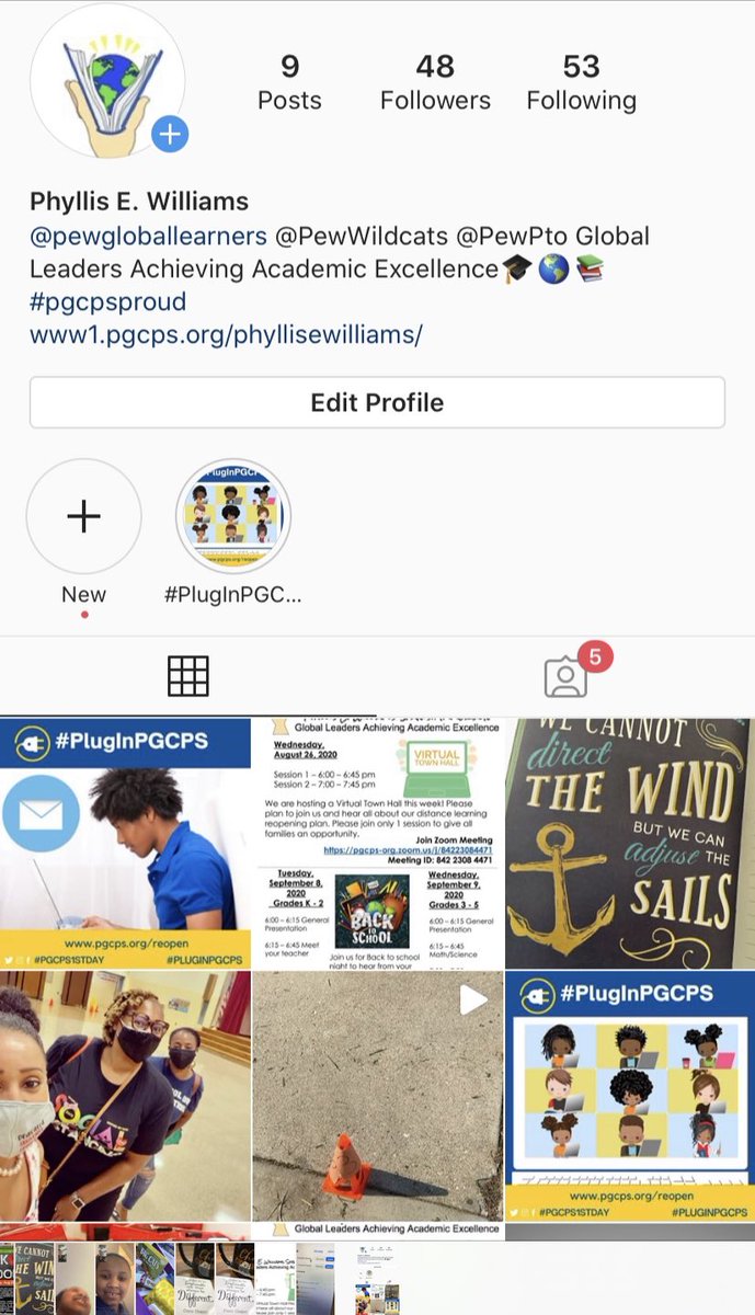PDLadyConsults's tweet image. 🌎📚Our network is growing! 📱Don’t forget to follow @PewWildcats on @instagram at @pewgloballearners🌎📚#PlugInPGCPS 🔌 #WeAreInThisTogether @ndsalvadoreno03 @LamondWendi @PewPto @KasandraLassit4