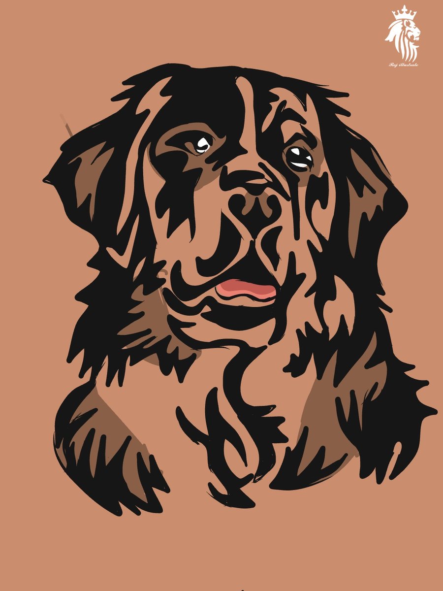 Raj_illustrate's tweet image. #illustration artwork 🎨✍️

My Dog ❤️

#dogvectorart #dogvector #dogart #DogsofTwittter  #DogLover #smjeditz #vectorillustration