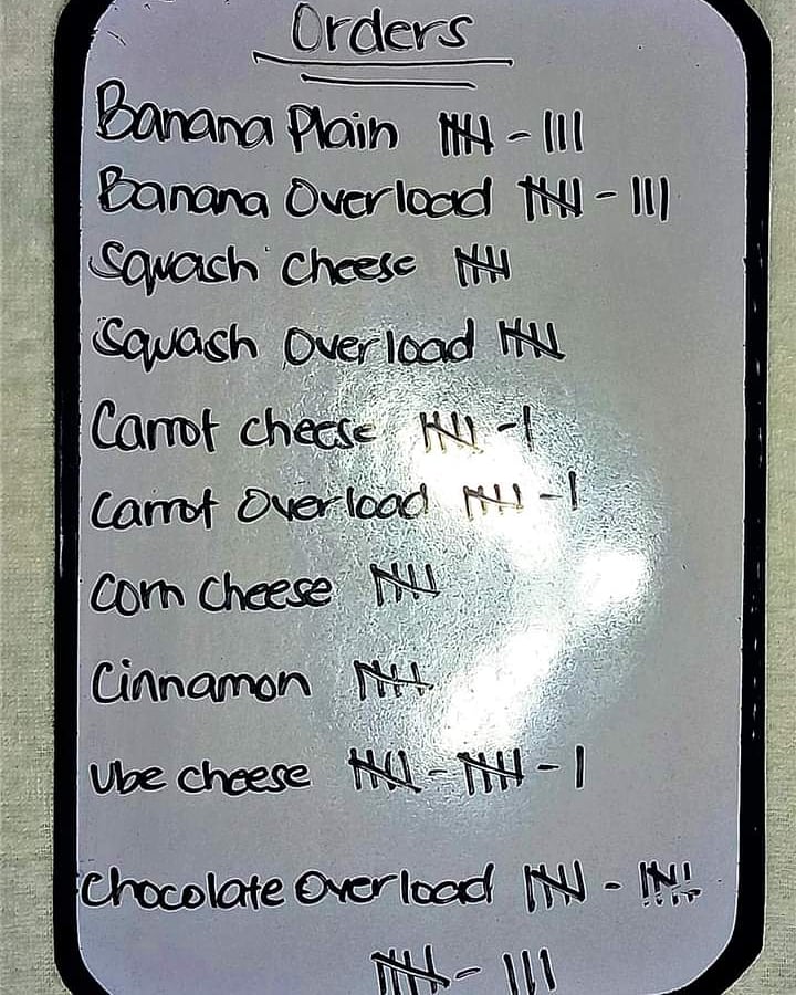 ZyrsKitchen's tweet photo. And the winner is.... CHOCOCALATE OVERLOAD!
Orders for weekend delivery... Pwede pa po humabol 🤣😉😘
Thank you po sa mga nag order 😊

#bananabread #banana #chocolate #breadloaves #bread #breadloaf #onlineselling #smallbusiness #golocal #supportlocal #supportlocalph https://t.co/Nh9zsdxqxg