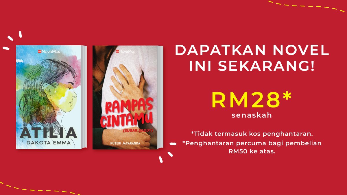 AppNovelplus's tweet photo. Jangan lupa untuk dapatkan novel-novel ini di NovelPlus. Anda boleh saja membuat pesanan dengan DM kepada kami melalui IG atau membeli melalui Facebook NovelPlus 🙏
Sokongan anda amat kami hargai. Terima kasih.
#novelplus #atilia #rampascintamu #sapotlokal https://t.co/UhXP2Y799u