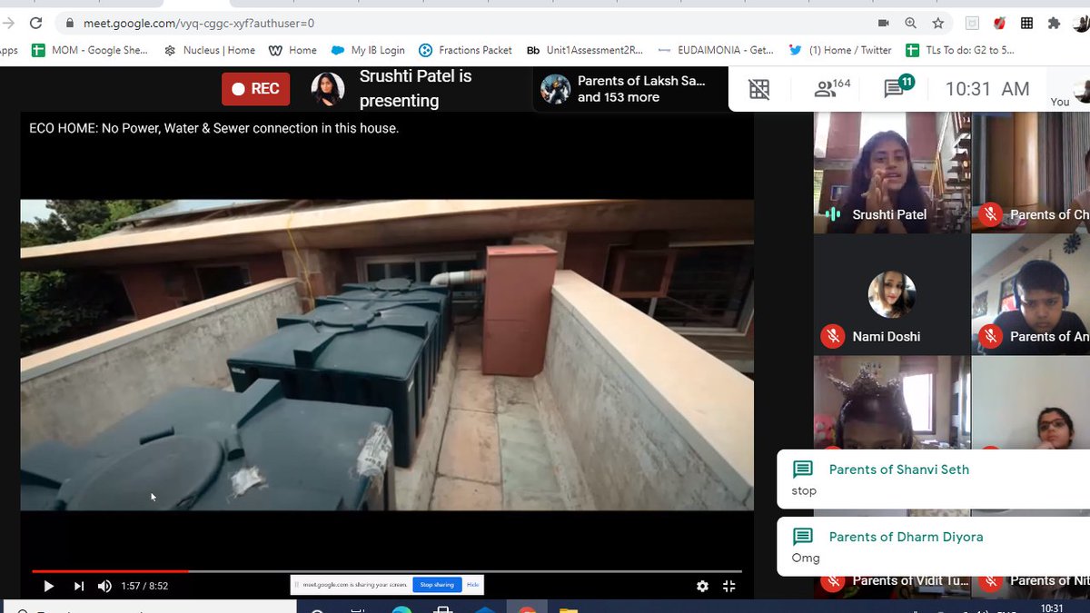 diptirulz1's tweet photo. G4 students visit Surat's Eco Home virtually. Great ideas for sustainable practices. Lot of food for thought for our young learners to be contributors to the society &amp; not just consumers. @Ms_Ritu #Collaboration @ibpyp @FSSurat https://t.co/ELI9GWcPp3