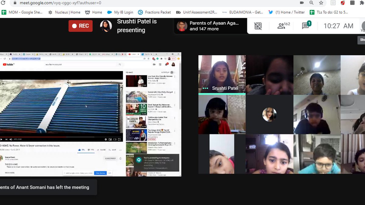 diptirulz1's tweet photo. G4 students visit Surat's Eco Home virtually. Great ideas for sustainable practices. Lot of food for thought for our young learners to be contributors to the society &amp; not just consumers. @Ms_Ritu #Collaboration @ibpyp @FSSurat https://t.co/ELI9GWcPp3