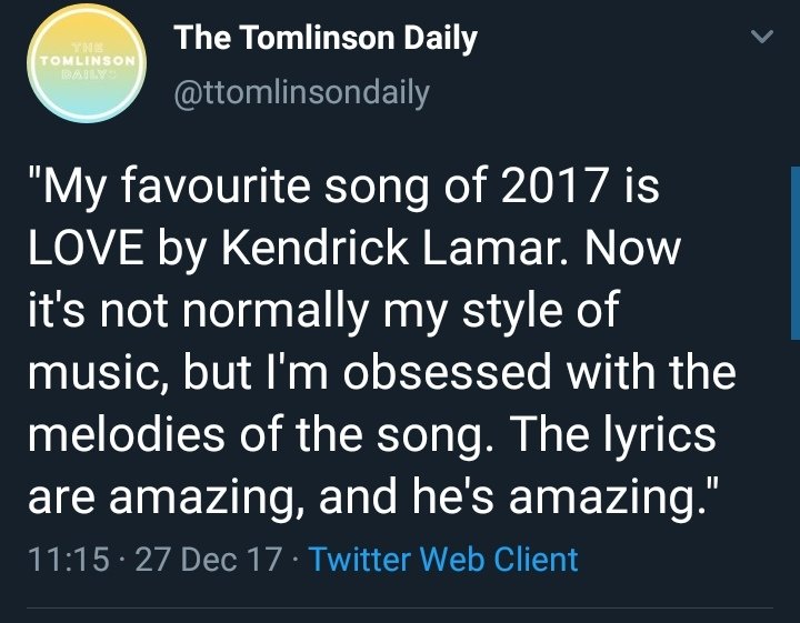 The next this person lied about is how Louis never praised black and female artists. He always praise stromy a black British atirst. And here's him praising other black artists