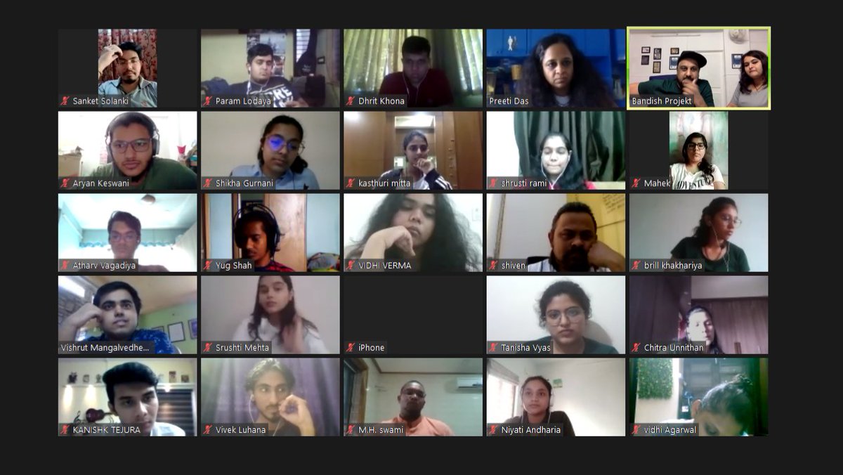 uslm_KU's tweet photo. Day 2 of Induction Programme kept getting better with an entertaining session with Bandish Projekt @bandishprojekt, as part of the Day2 of #WassupUSLM #InductionProgramme2020 - of the Unitedworld School of Liberal Arts and Mass Communication (USLM).
#KarnavatiUniversity #uslm https://t.co/l5pHNJL9TZ