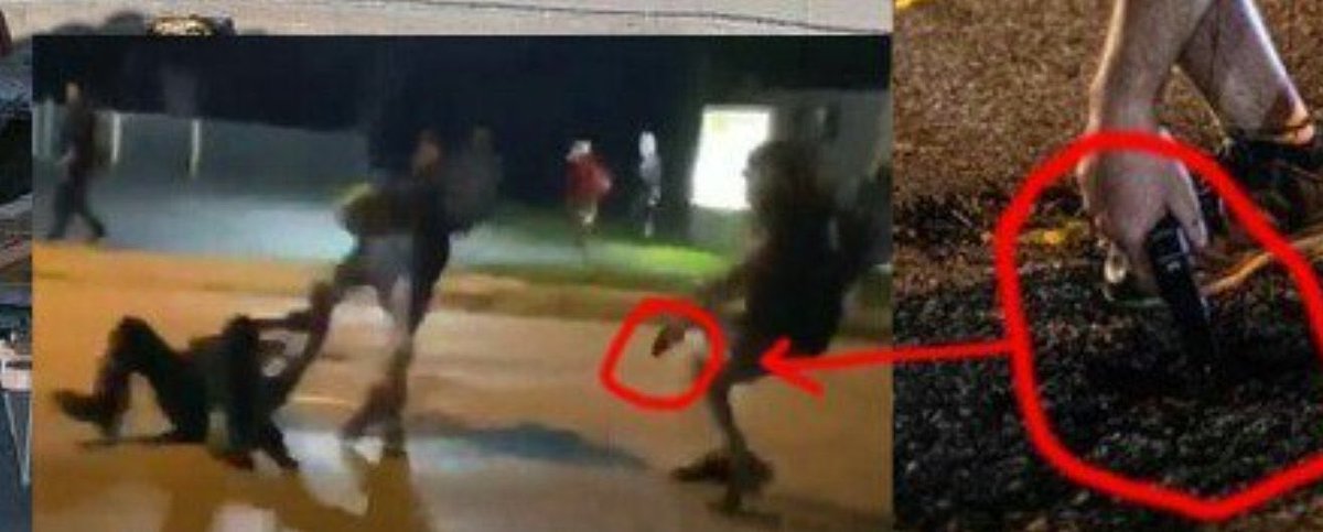 The victim of shooting number 3 (arm guy) has been identified as one Gaige Paul Grosskreutz, allegedly a felon. He can be seen in multiple pictures holding a pistol both before and after being shot: