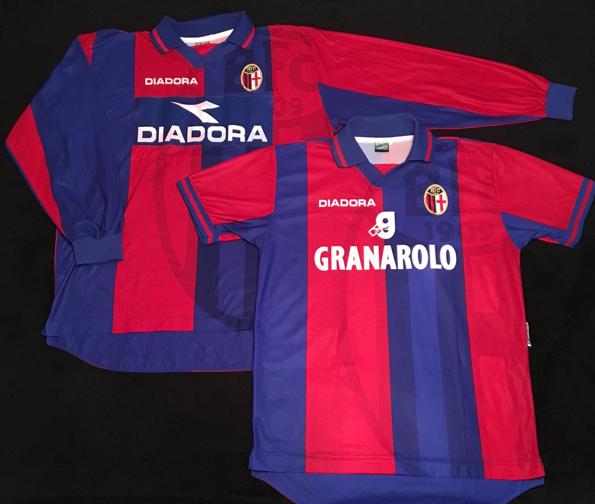 97/98 ボローニャ(H) ユニフォーム DIADORA 正規品 BAGGIO 1997