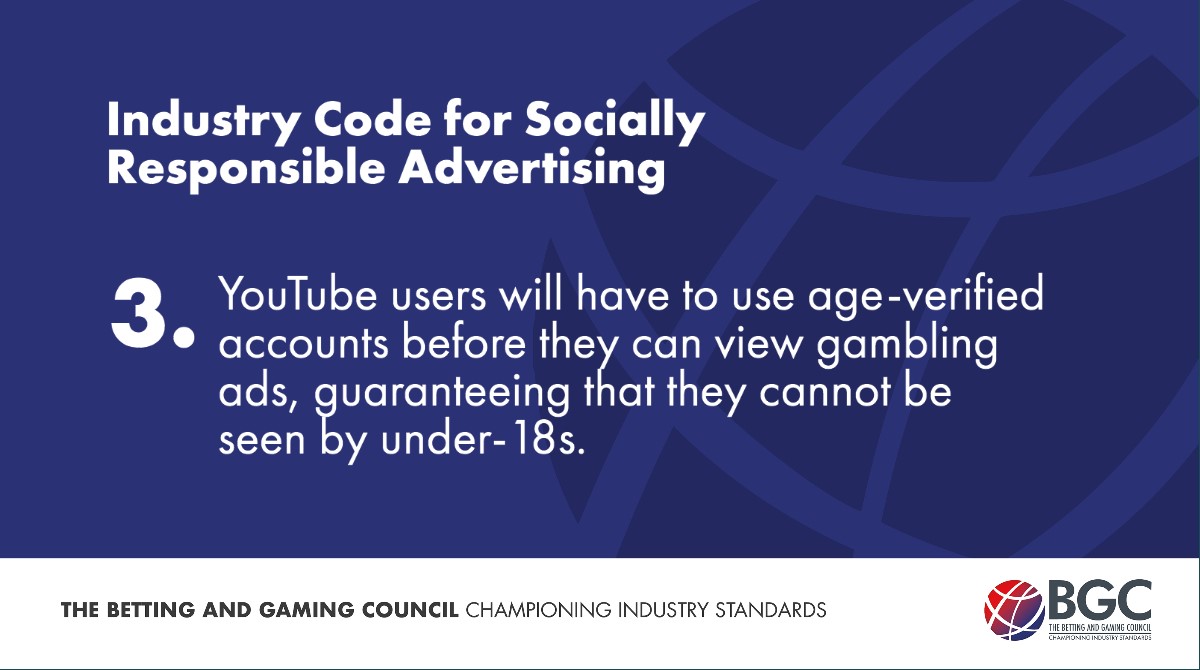 YouTube users will have to log in to age-verified accounts to see betting adverts.